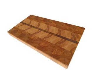 Deska sztorcowa 43x24 JESION ORZECH 4 cm