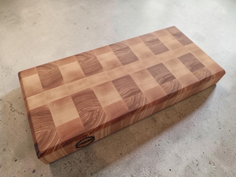 Deska sztorcowa jesionowa 36×16,5×4,7 cm - mała podkładka na blat