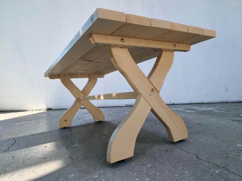 Stół ogrodowy Rustic 180x80 cm 6 os.
