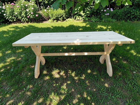 Stół ogrodowy Rustic 180x80 cm 6 os.