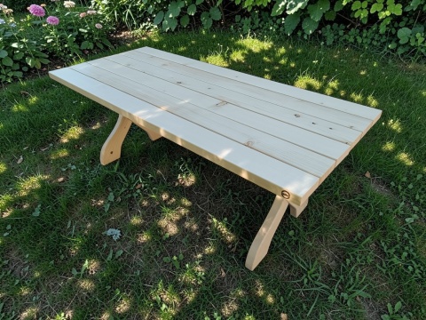 Stół ogrodowy Rustic 180x80 cm 6 os.