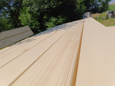 Zestaw mebli ogrodowych Rustic 6 os. - stół 180x80 cm + 2x ławka 180 cm